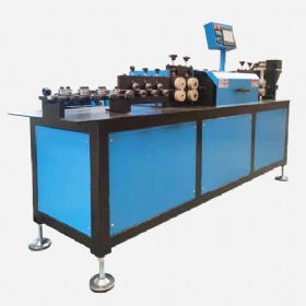 Wire straightening cutting machine